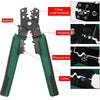 280Pcs Spade Crimp Terminal Connector Kit with 4-in-1 Wire Stripper Copper Contact Crimp Termination Insulated Cable Connectors