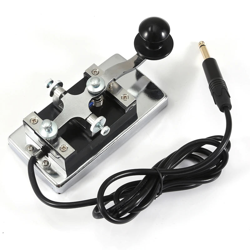 3.5mm Stainless Steel K4 Morse Wrench Set Plug Manual Telegraph Morse Key Handy CW Morse Keyer For Shortw product image