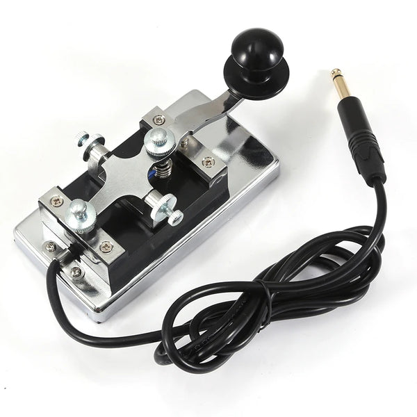 3.5mm Stainless Steel K4 Morse Wrench Set Plug Manual Telegraph Morse Key Handy CW Morse Keyer For Shortw product image