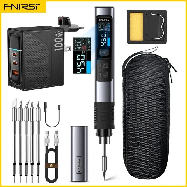 FNIRSI HS-02 Soldering Iron Smart Electric Kit detail image 8