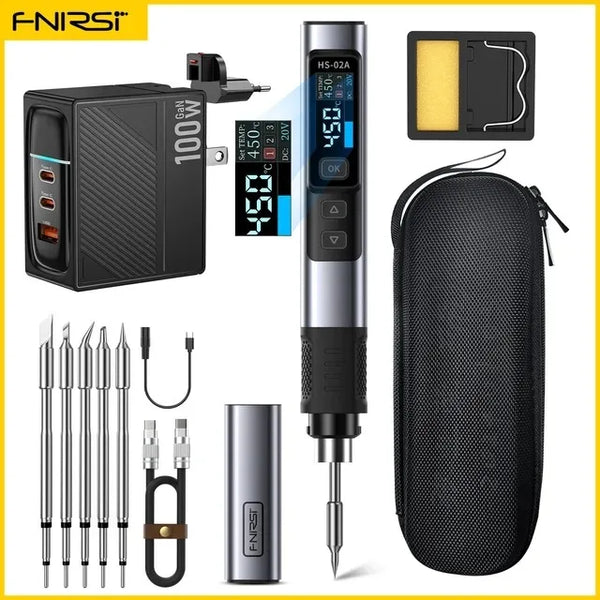 FNIRSI HS-02 Soldering Iron Smart Electric Kit detail image 8