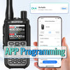BAOFENG MINI 5 Walkie Talkie Multi Band Bluetooth Programming Dual PTT 2200mAh Copy Frequency New Upgrade UV 5R Mini Ham Radio