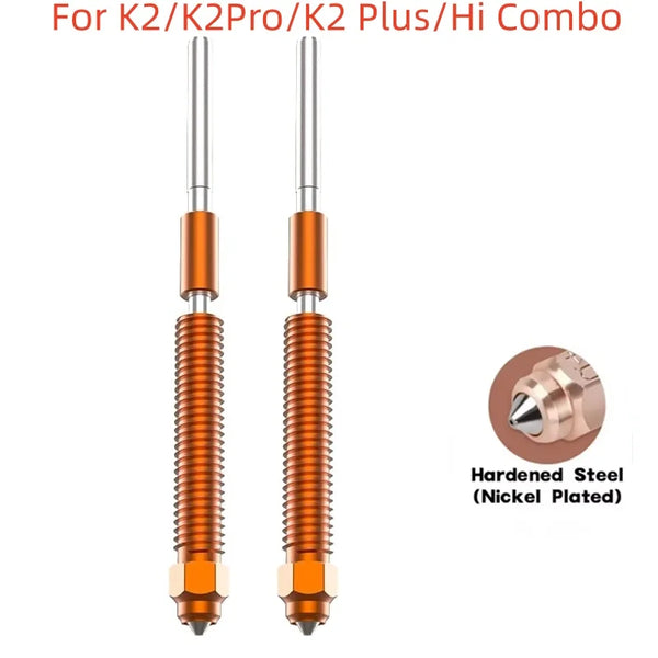 Creality K2 Plus Hi Combo Nozzle Quick-Swap Nozzle Kit Hardened steel All-metal Design For Creality K2/K2Pro/K2 Plus/Hi Combo