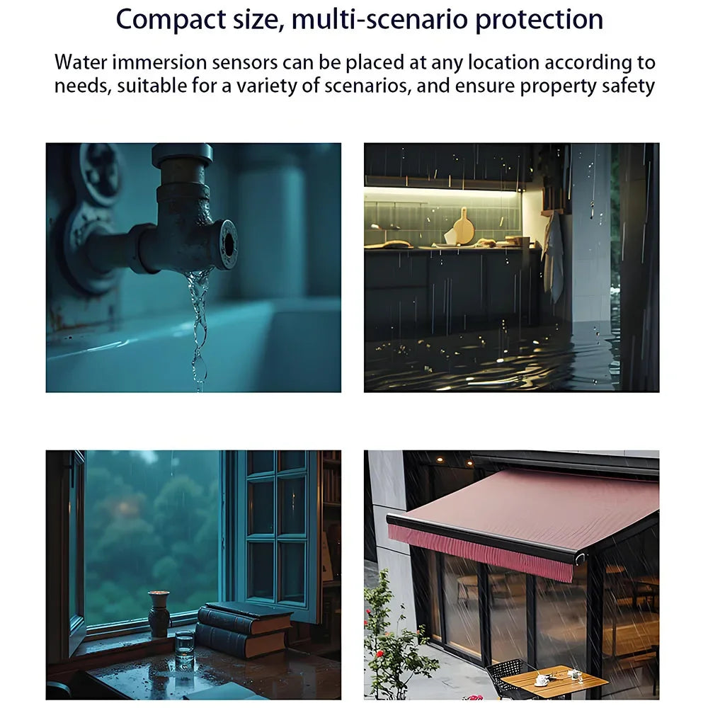 Advanced Zigbee Rain Sensor for Wireless Outdoor Rain Detection,Water Leak Sensor,Linkage detail image 2