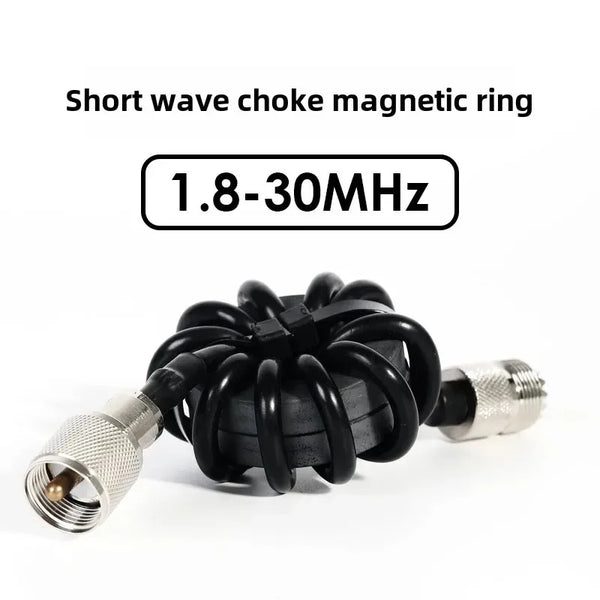 EM-25 Shortwave Choke Magnetic Ring 1.8-30MHz Suitable for HF Shortwave Radio To Suppress Common Mode Cur product image