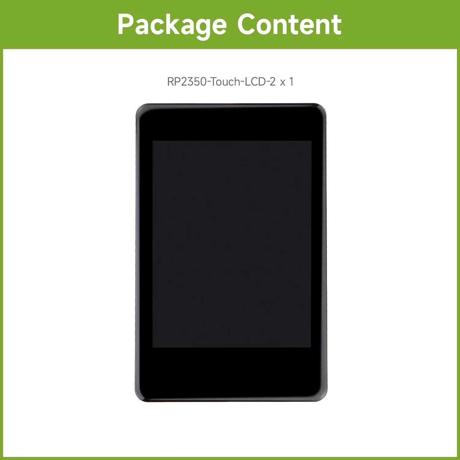Waveshare RP2350 2inch Capacitive Touch Display Development Board, 240×320 IPS Panel, Based on Raspberry Pi RP2350