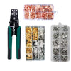 Multi-function Mini Electric Terminal Crimping Pliers With Wire Stripping Cutting Hand Crimping Tool Multiple Connector Kits
