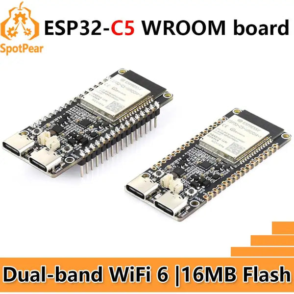 ESP32-C5 WROOM N16R4 Board Dual Band WIFI Bluetooth Thread 16MB Flash 4MB PSRAM Development Board product image
