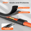 Φ4mm-Φ24mm Heat Shrink Tubing-4:1 Ratio Dual Wall Adhesive Lined Shrinkable Wire Wrap Tube Waterproof Industrial Black