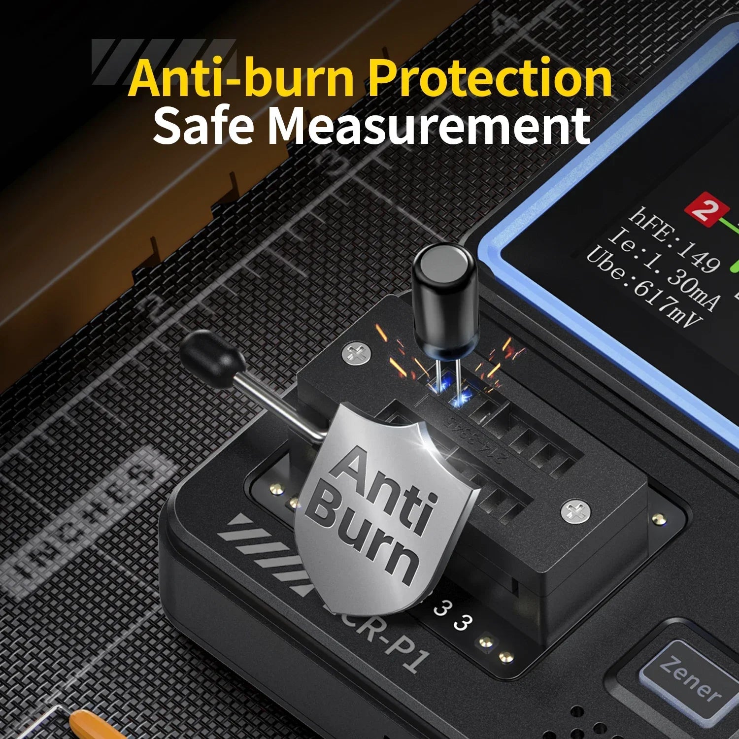 FNIRSI LCR-P1 Multifunction Transistor Tester detail image 3