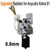 Quick Release Hotend Upgrade Kit Compatible with Anycubic Kobra S1 S1C Combo Aluminum Heat Sink Sensor Replacement Parts
