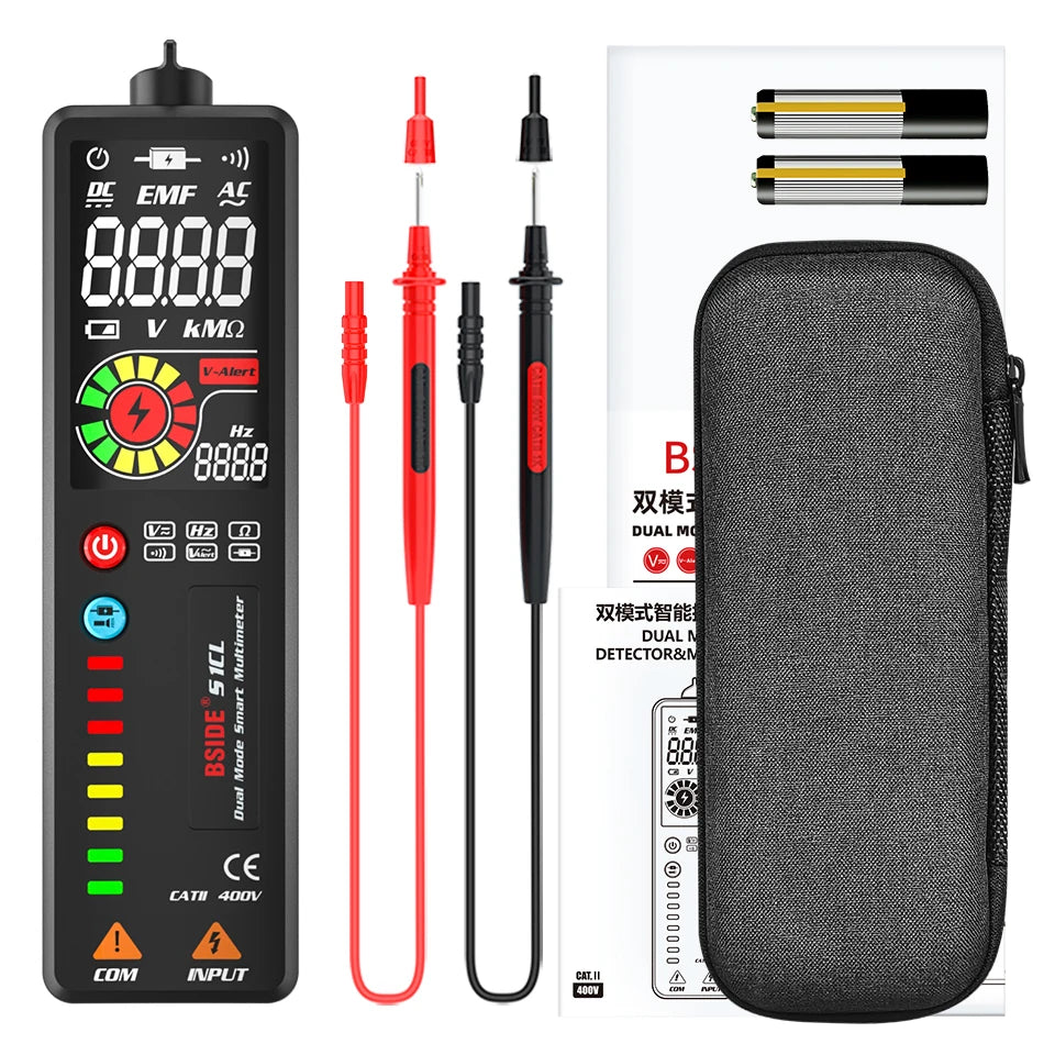 BSIDE S1 S1CL New Voltage Detector Tester Digital Multimeter Smart LCD Portable DC AC detail image 6