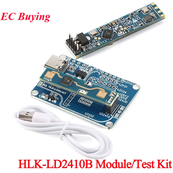 HLK-LD2410B Test Kit LD2410 FMCW 24G Smart Human Presence Status Sensing Radar Heartbeat Detection Sensor product image
