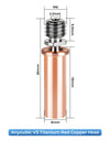 High Quality E3D V6 Throat V5 3D Printer Parts CR10 Bi-metal Heatbreak Copper Plated MK8 Throats For Kobra 2 Series CR10S CR6 SE