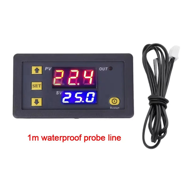 W3230 Mini Digital Temperature Controller 12V 24V 220V Thermostat Regulator Heating Cooling detail image 4