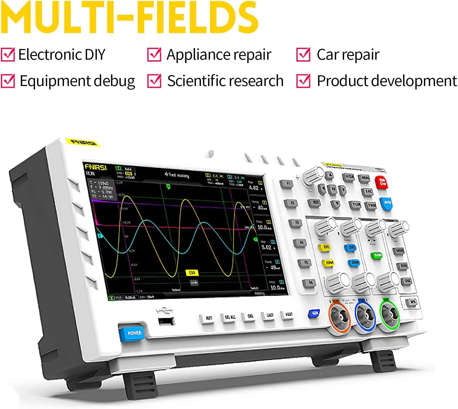 FNIRSI 1014D 2 in 1 Digital Oscilloscope DDS Signal Generator detail image 4