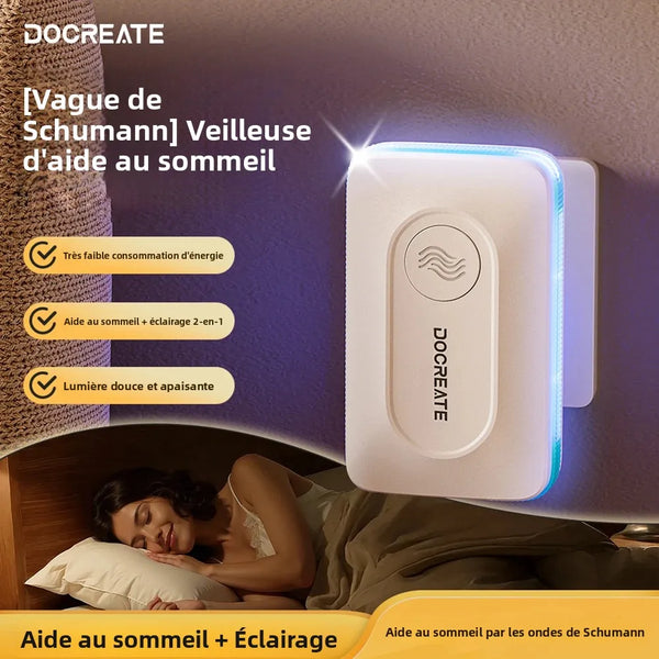 SL06 Schumann Mini Signal Generator With Sleep Night Light Silent Soft Light Dual Use detail image 2