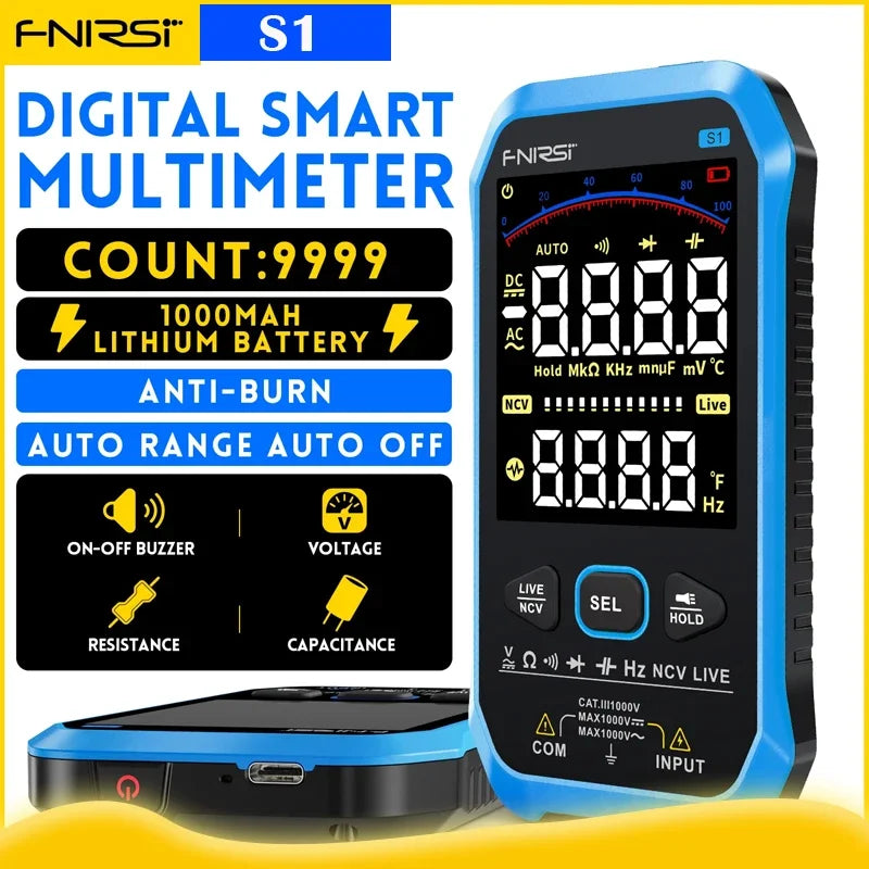 FNIRSI S1 Smart Digital Multimeter Live Tester product image