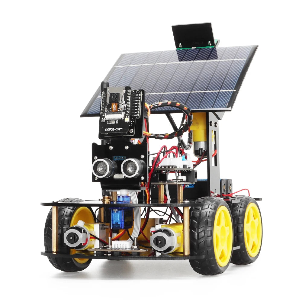 Programmable Robot Car Kit for Arduino Profesional ESP32 Cam Solar Tracking and Charging Set DIY Electron product image