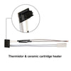 For Bambu Lab P1S Hotend Bambulab X1C Nozzle P1S P1P X1 Printhead Hardened Steel Integrated Design Prevents Material Leakage