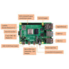 Raspberry Pi 4 Model B 4b Dev Board 1GB 2GB 4GB 8GB RAM 4 Core CPU 1.5Ghz Speeder Than Pi detail image 5