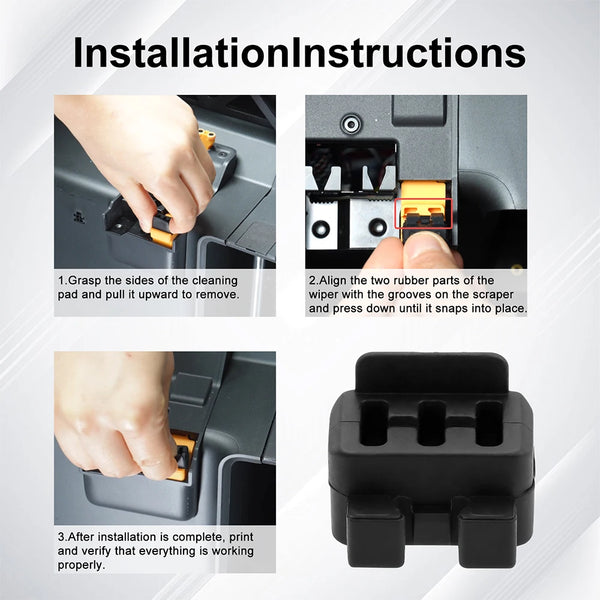 Nozzle Wiper For Bambu Lab H2D/H2C/P2S Silicone Brush High Quality Hotend Nozzles Cleanning Tool For Bambulab P2S Cleaner Parts