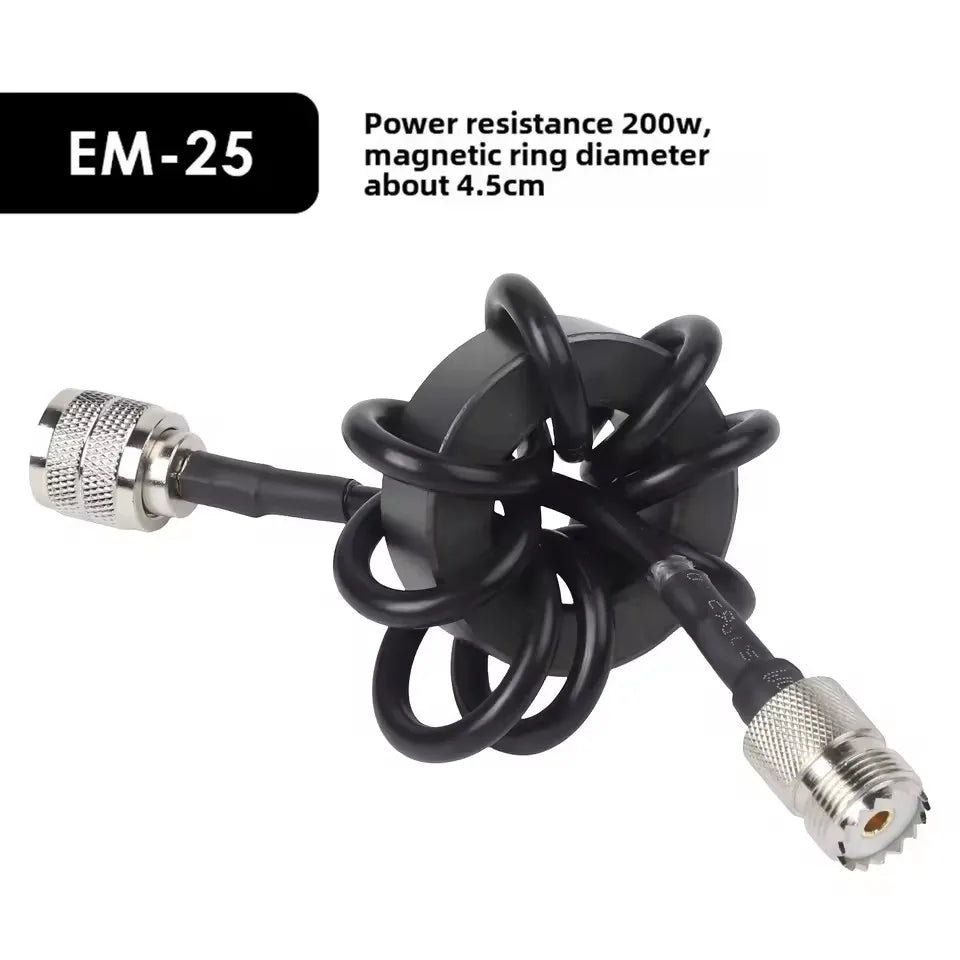 EM-25/ EM-43 1.8-30MHz Shortwave Choke Coil Magnetic Ring Shortwave 1:1 Current Balun For HF Shortwave R product image