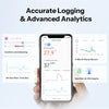 SONOFF SNZB-02DR2 AirGuard TH 3.6'' LCD Zigbee Temperature Humidity Sensor App Monitoring Work With Apple Home Via Matter Bridge