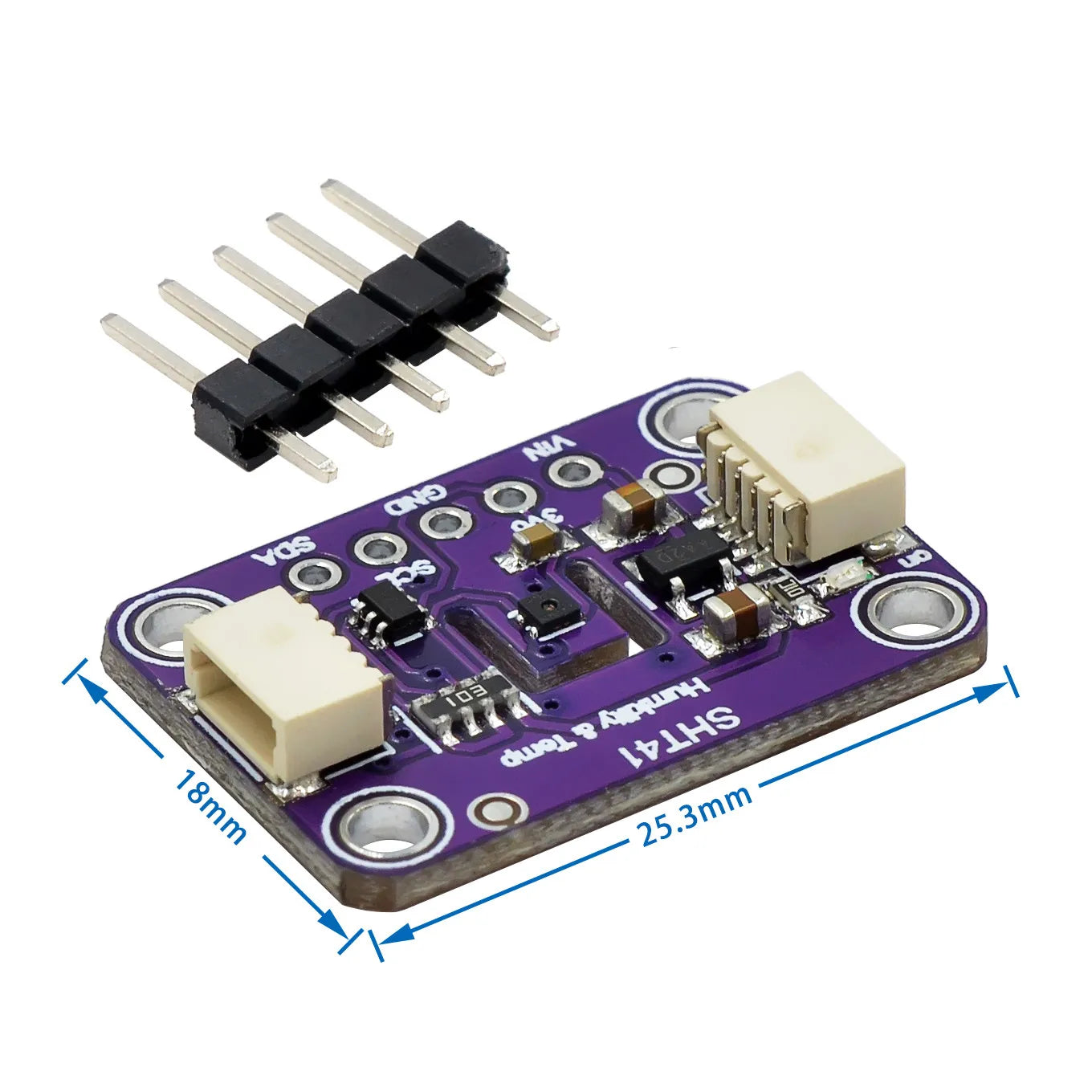 SHT40 SHT41 T/H sensor For QWIIC port Temperature and humidity module