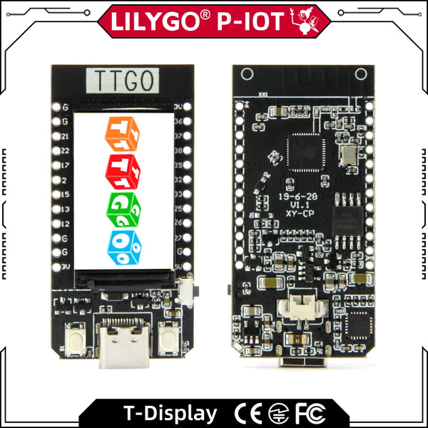 LILYGO TTGO T-Display ESP32 Development Board WiFi Bluetooth 1.14 Inch ST7789V IPS LCD Wireless Controll product image