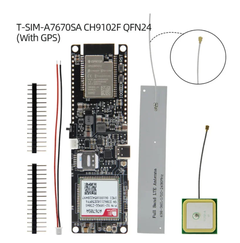 T-PCIE/T-SIM A7670E A7670SA R2 Wireless Module ESP32 Chip Support GSM/GPRS/EDGE For Arduino detail image 13