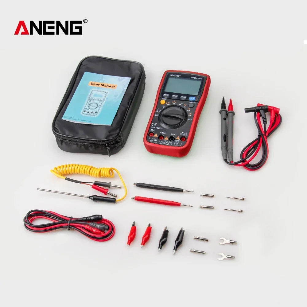 ANENG AN870 Digital Multimeter Profesional 19999 Counts AC/Voltage Current NCV Capacitance detail image 9