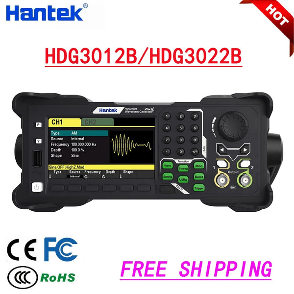 Hantek HDG3102B 5 in 1 Arbitrary Waveform Generator Function Generator + Pluse Generator + Harmonic Gener product image