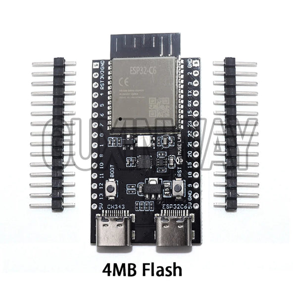 ESP32-C6 ESP32 WiFi+Bluetooth Internet Of Things Dual Type-C Development Board ESP 32 Core Board ESP32-C6 product image