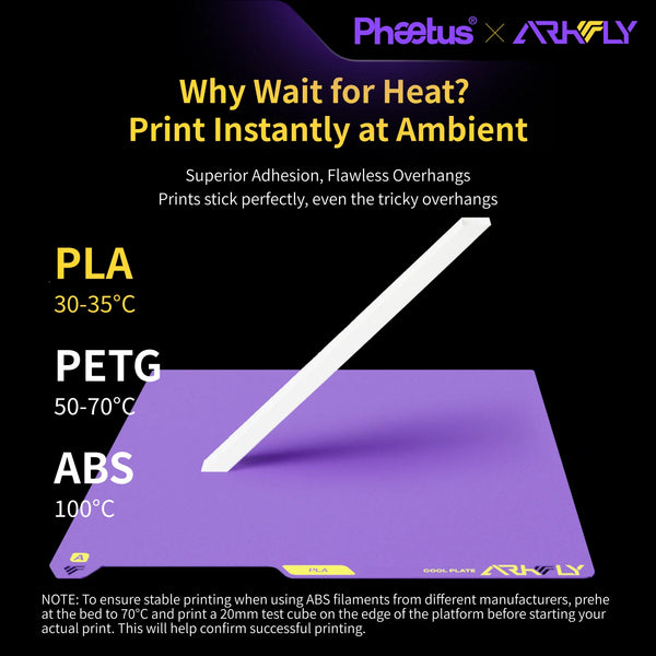 Phaetus Build Plate Cobweb/POPweb Cool Plate P2S X2D H2D H2C A1/X1/P1 A2L A1 Mini AD5MX Voron 300/350 K1C K2 Plus Qidi Plus4 MK4