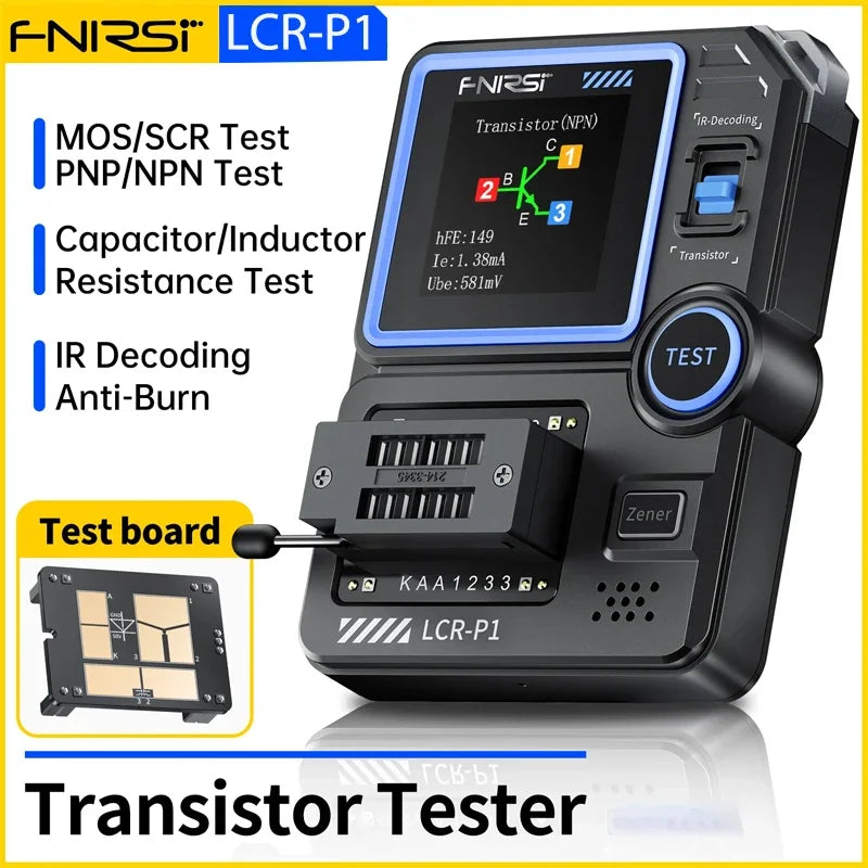 FNIRSI LCR-P1 Multifunction Transistor Tester product image