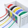 Heat Resistant Soft Silicone Wire 5 Colors in A Box Kit 30/28/26/24/22/20/18AWG Stranded Cable Electrical product image