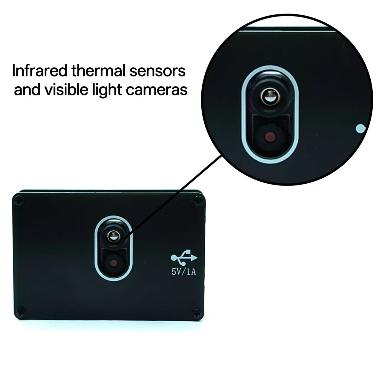 VisibleIR B18 Visible Light Thermal Imager, 32x24 Infrared And Visible Light Fusion detail image 4