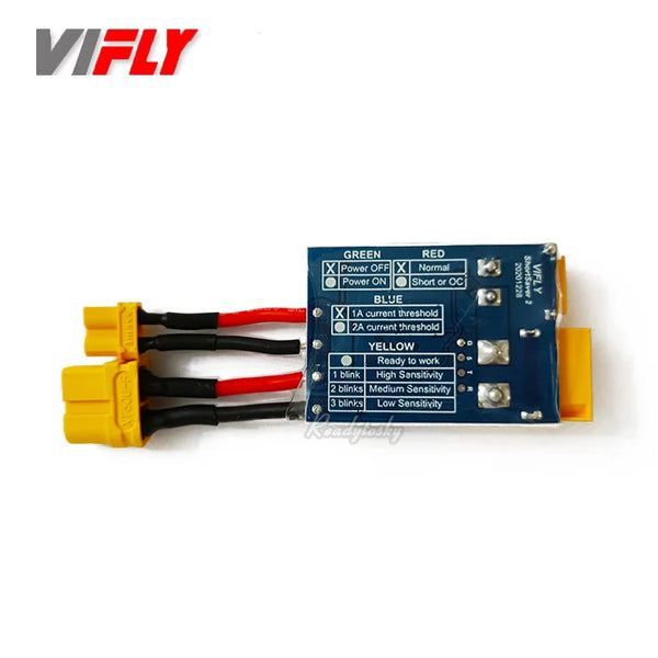 VIFLY ShortSaver 2 Smart Smoke Stopper Electronic Fuse to Prevent Short-Circuit & Over-Current for FPV Racing RC Drone