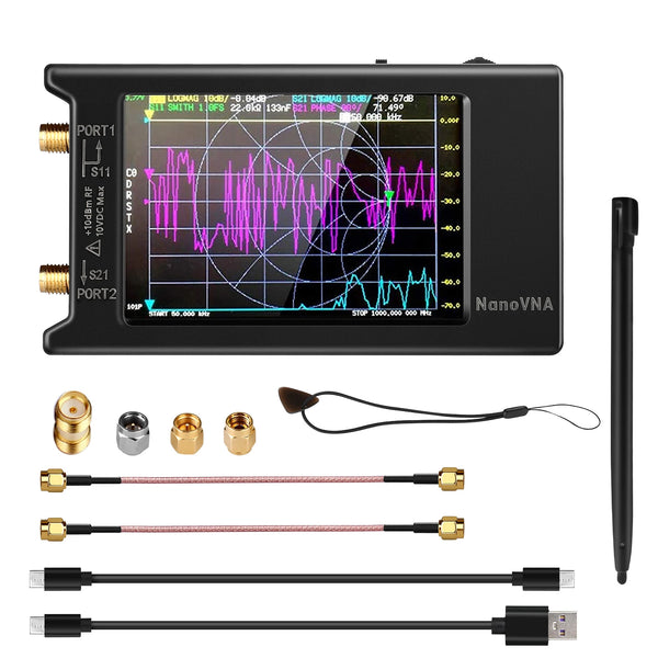 Updated NanoVNA-H4 4inch Vector Network Analyzer 10k-1.5GHz HF VHF UHF Antenna Analyzer Version 4.3 with product image