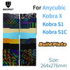 PEI Textured 264x276mm Build Plate For Anycubic Kobra X Plate Kobra S1 Combo Spring Steel Sheet For Anycubic KX 3D Printer Parts