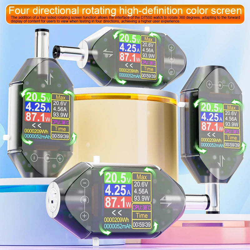 600W DC4.5-50V Max 12A High Precision Digital Voltage Current Tester DC5.5x2.5 Instrument detail image 3