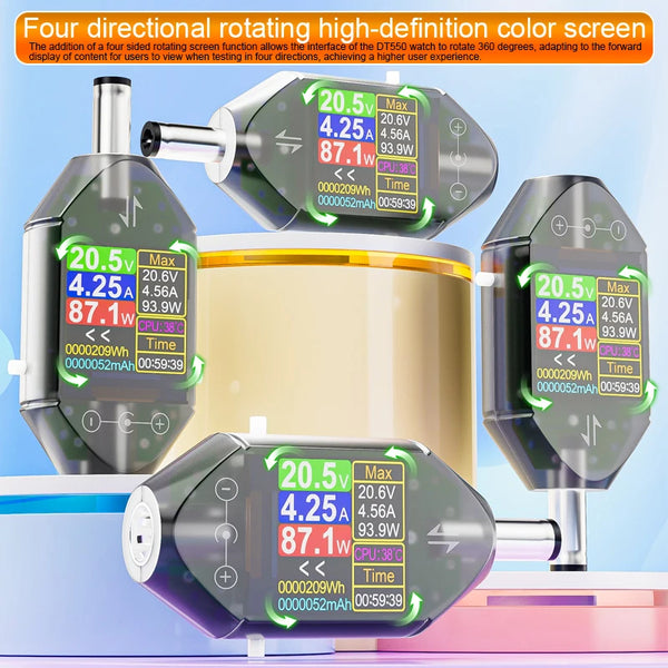 600W DC4.5-50V Max 12A High Precision Digital Voltage Current Tester DC5.5x2.5 Instrument detail image 3