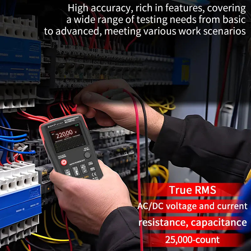ZOYI ZT-R01 two-in-one infrared thermal imaging multimeter Industrial electric floor heating detail image 6