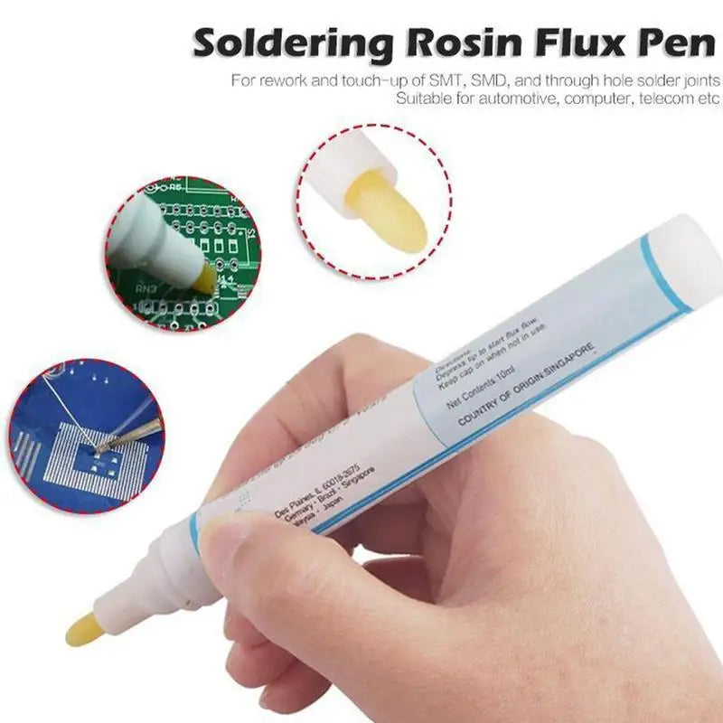 1/2/5pcs Soldering Flux Pen Low Solids No Clean For Solder Solar Cell Process Tool