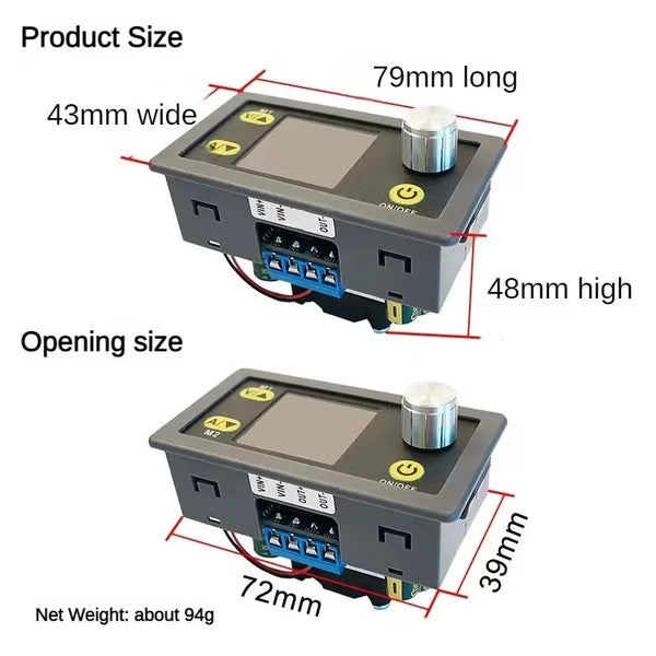 WZ3605E DC DC Buck Boost Converter CC CV 36V 5A Power Module Adjustable Regulated laboratory detail image 6