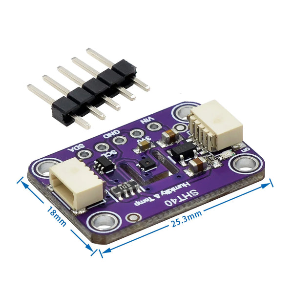 SHT40 SHT41 T/H sensor For QWIIC port Temperature and humidity module