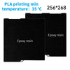 Kobra 3 Build Plate Kobra 3 Pei Textured PEO 256x268 For Anycubic Kobra 3 Combo Build Plate Spare Parts Double Sided Heat Bed