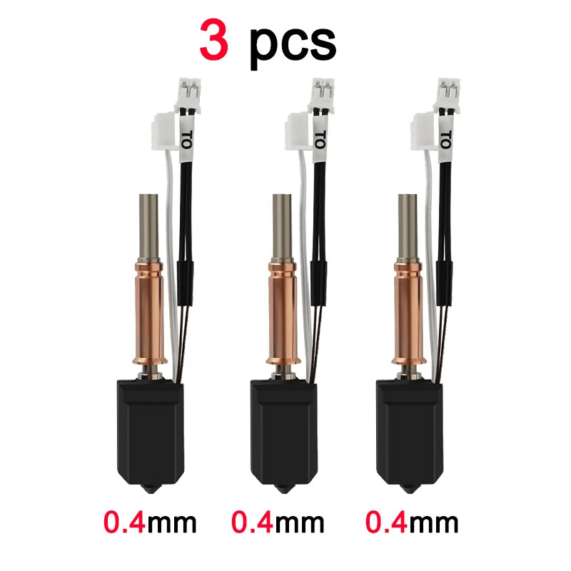 Upgraded Hotend kit For Anycubic Kobra 3 V2/Kobra 3 V2 Combo upgrade Ceramic Hotend Thermistor Hardened Steel Nozzle