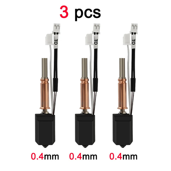 Upgraded Hotend kit For Anycubic Kobra 3 V2/Kobra 3 V2 Combo upgrade Ceramic Hotend Thermistor Hardened Steel Nozzle